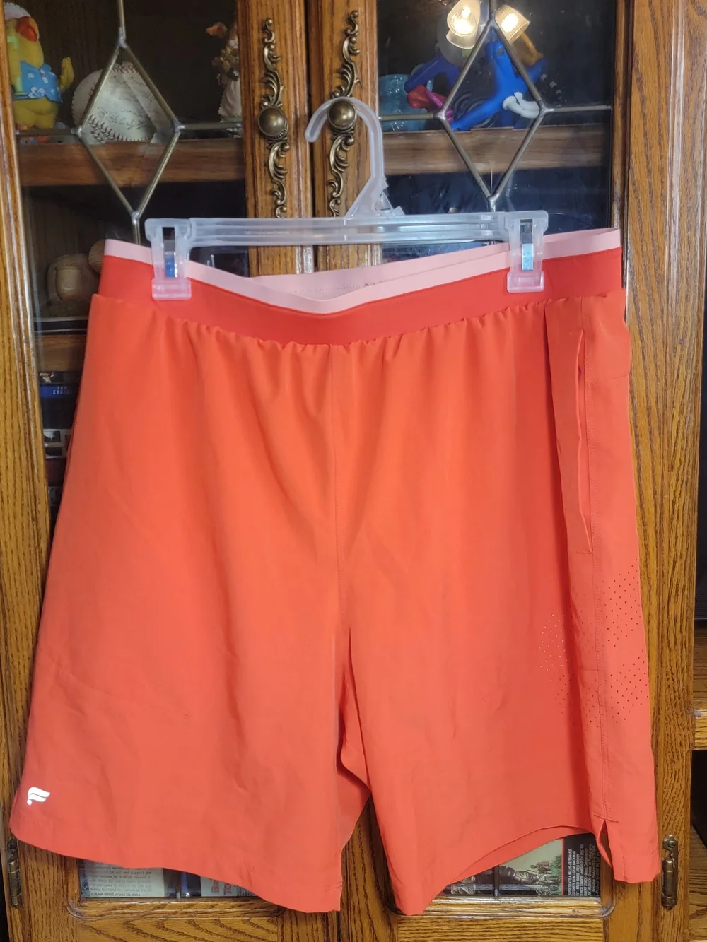 Fabletics Men's Coral Athletic Shorts With Side Pockets Size Large